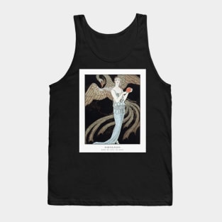 Vintage Art Nouveau Fashion Art Tank Top